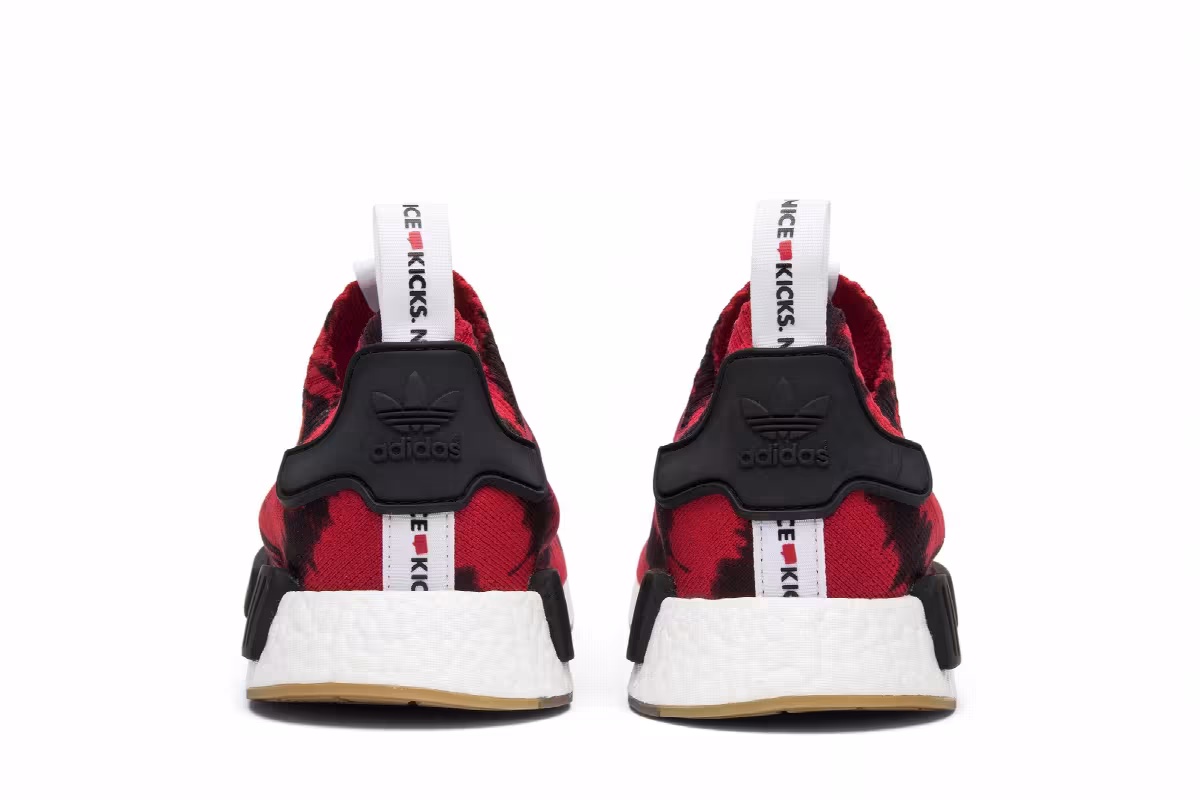 Nice Kicks x adidas NMD Runner PK Red White, view 7