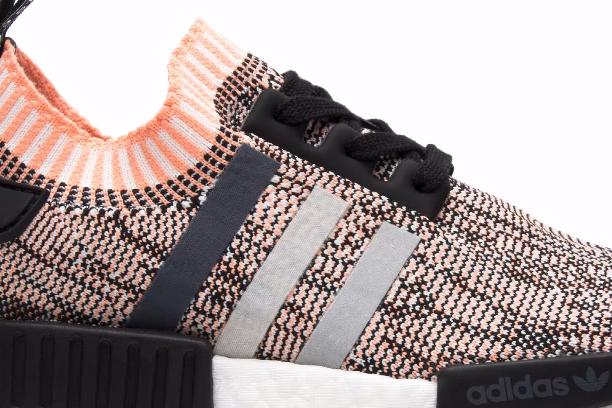 adidas Women's NMD_R1 Primeknit Sun Glow, view 3
