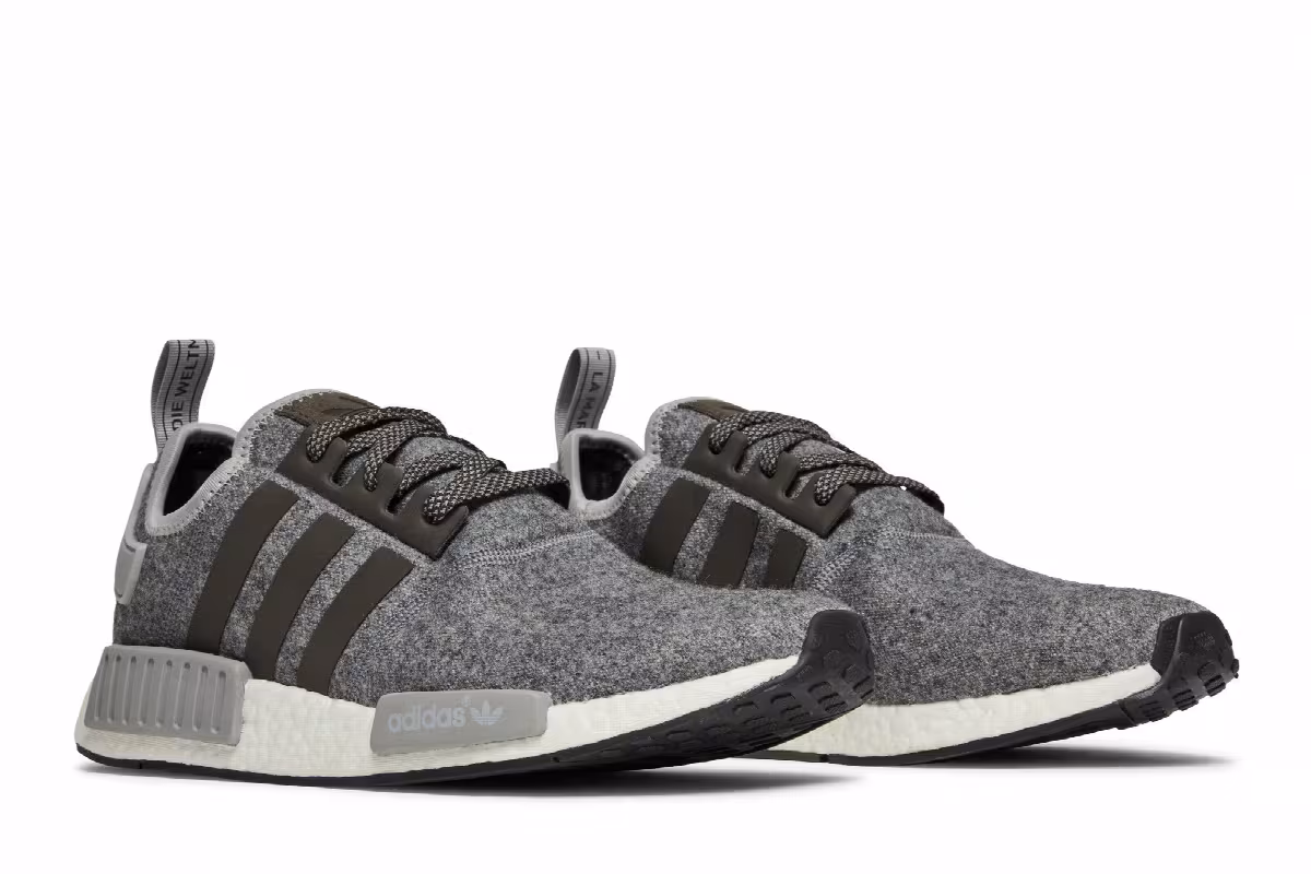 Adidas NMD_R1 Charcoal Wool, view 9