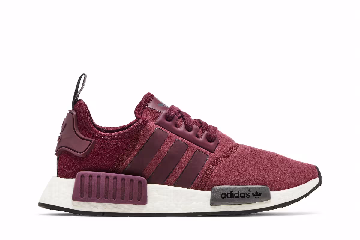adidas Women's NMD_R1 Burgundy, view 2