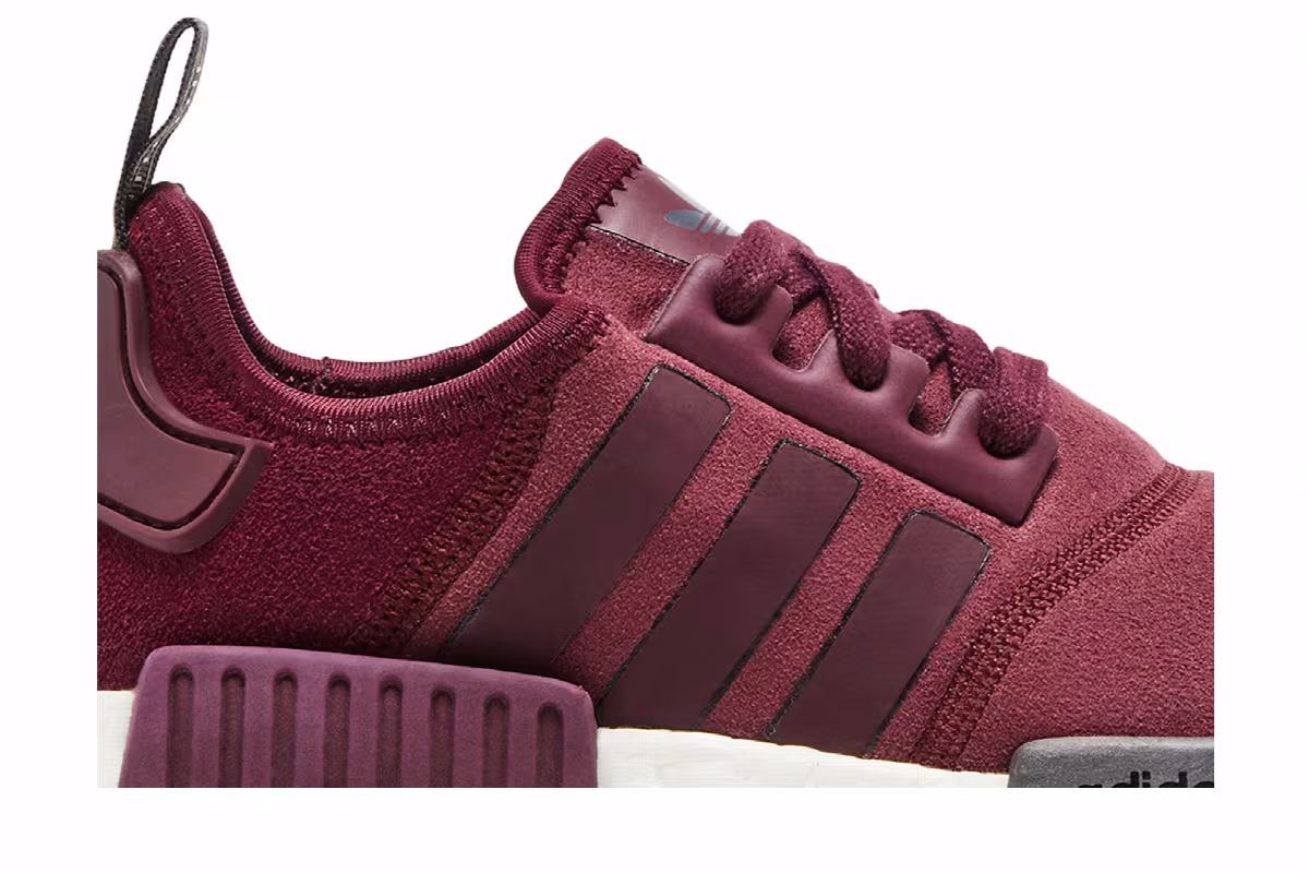 adidas Women's NMD_R1 Burgundy, view 3
