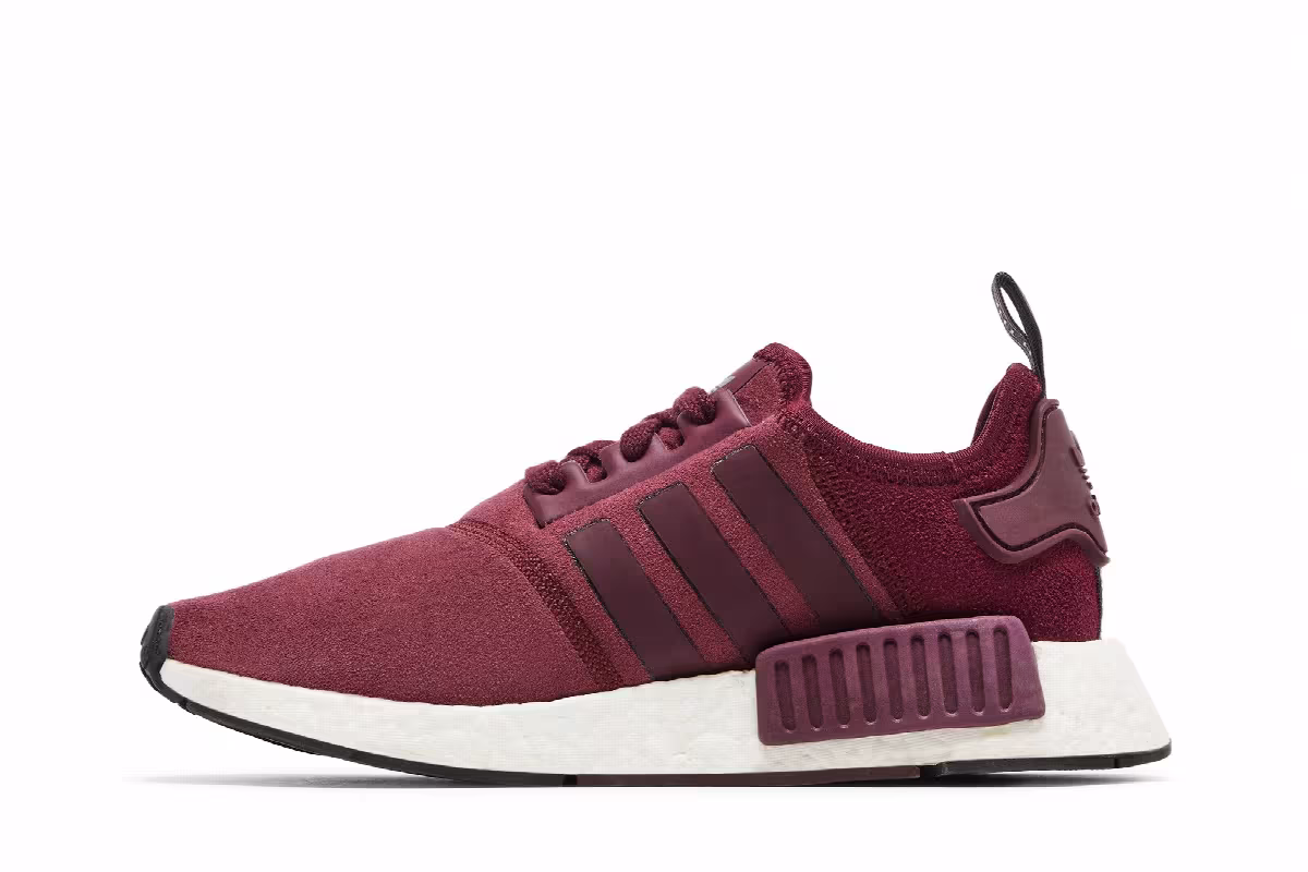 adidas Women's NMD_R1 Burgundy, view 4