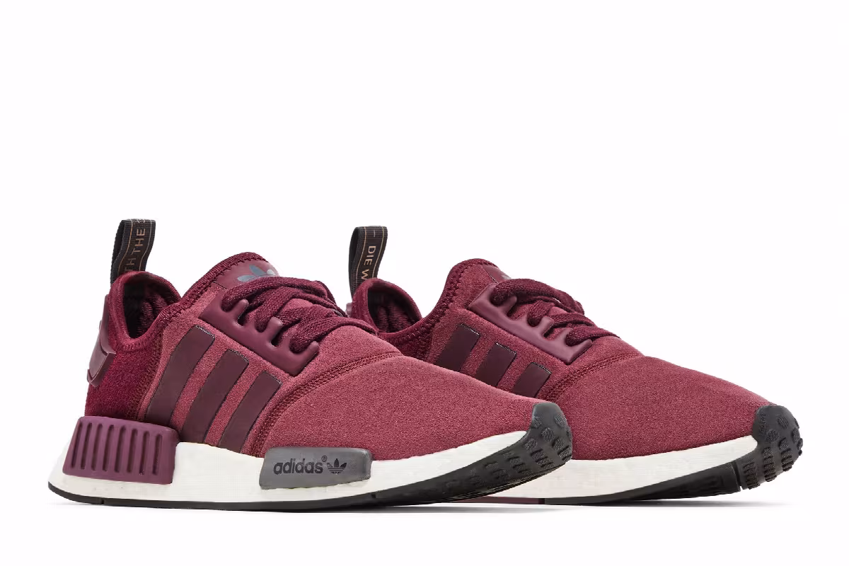 adidas Women's NMD_R1 Burgundy, view 9