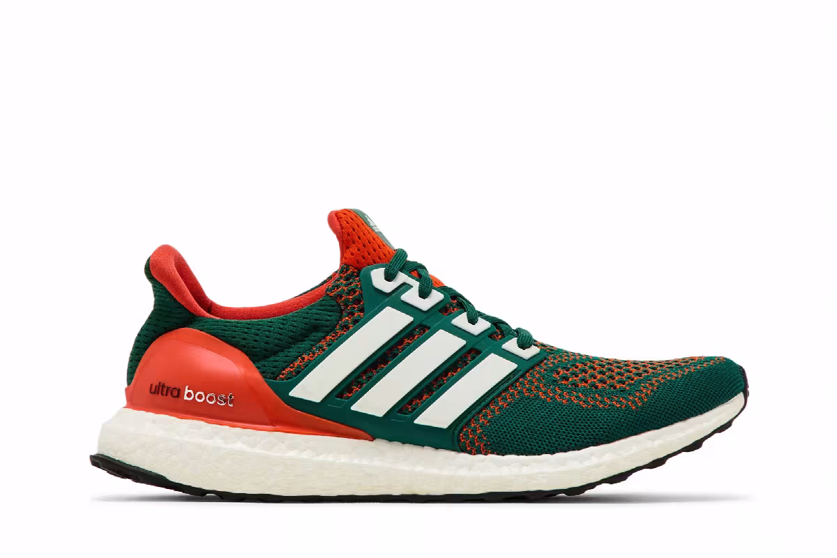 Adidas UltraBoost 1.0 Miami Hurricanes, view 2