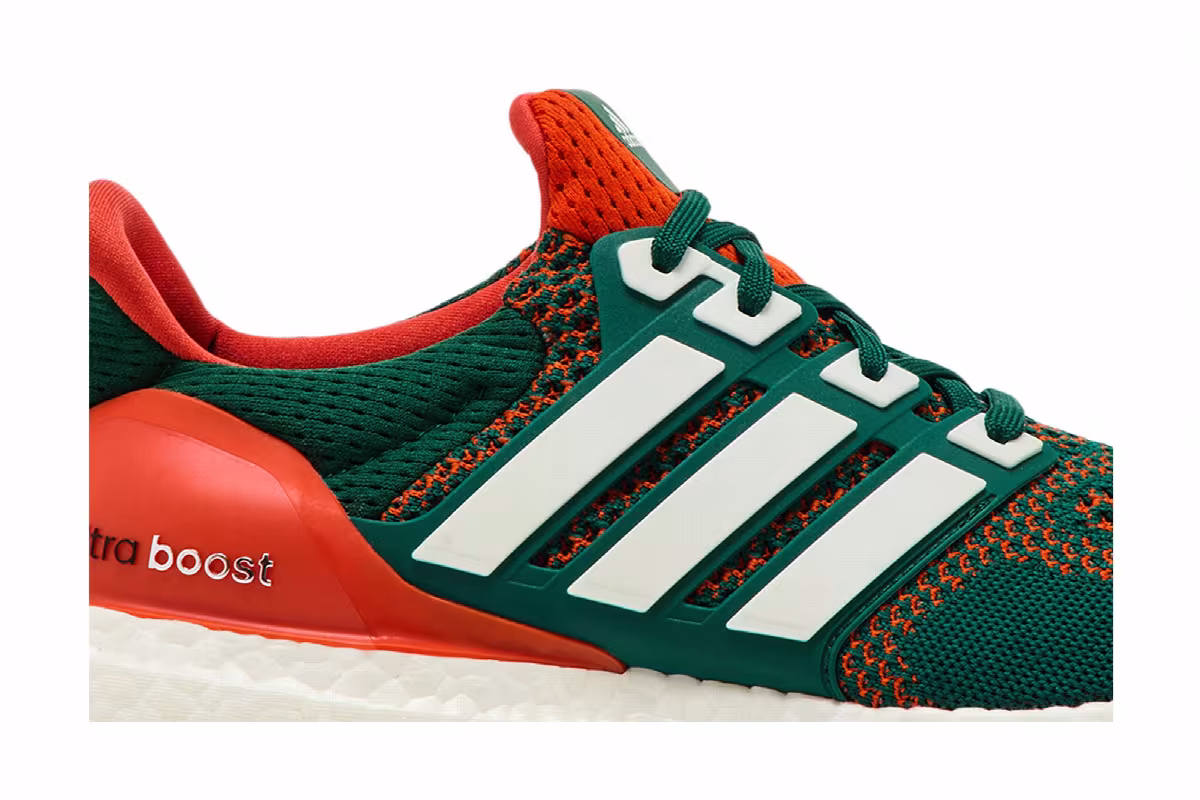 Adidas UltraBoost 1.0 Miami Hurricanes, view 3