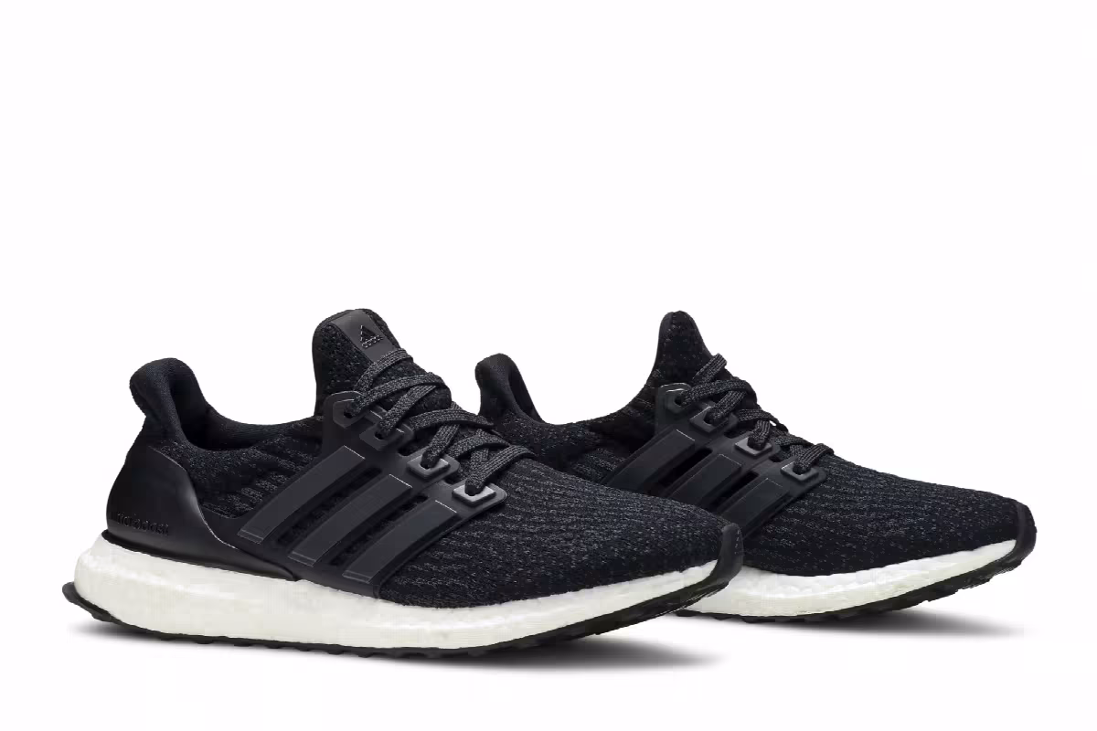Adidas UltraBoost 3.0 J Core Black, view 9