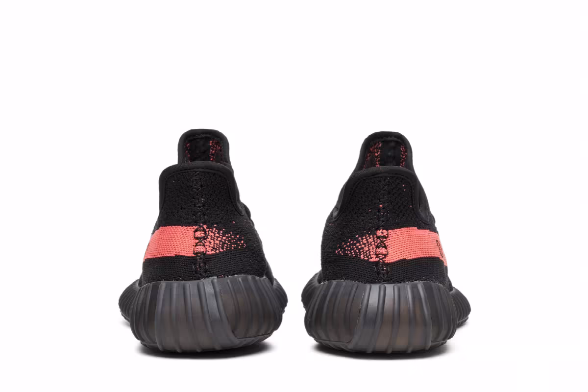 adidas Yeezy Boost 350 V2 Red Stripe, view 7
