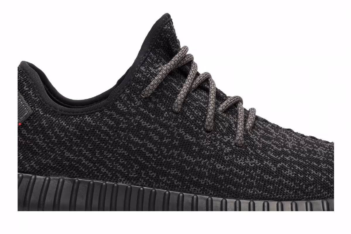 adidas Yeezy Boost 350 Triple Black 2016, view 3
