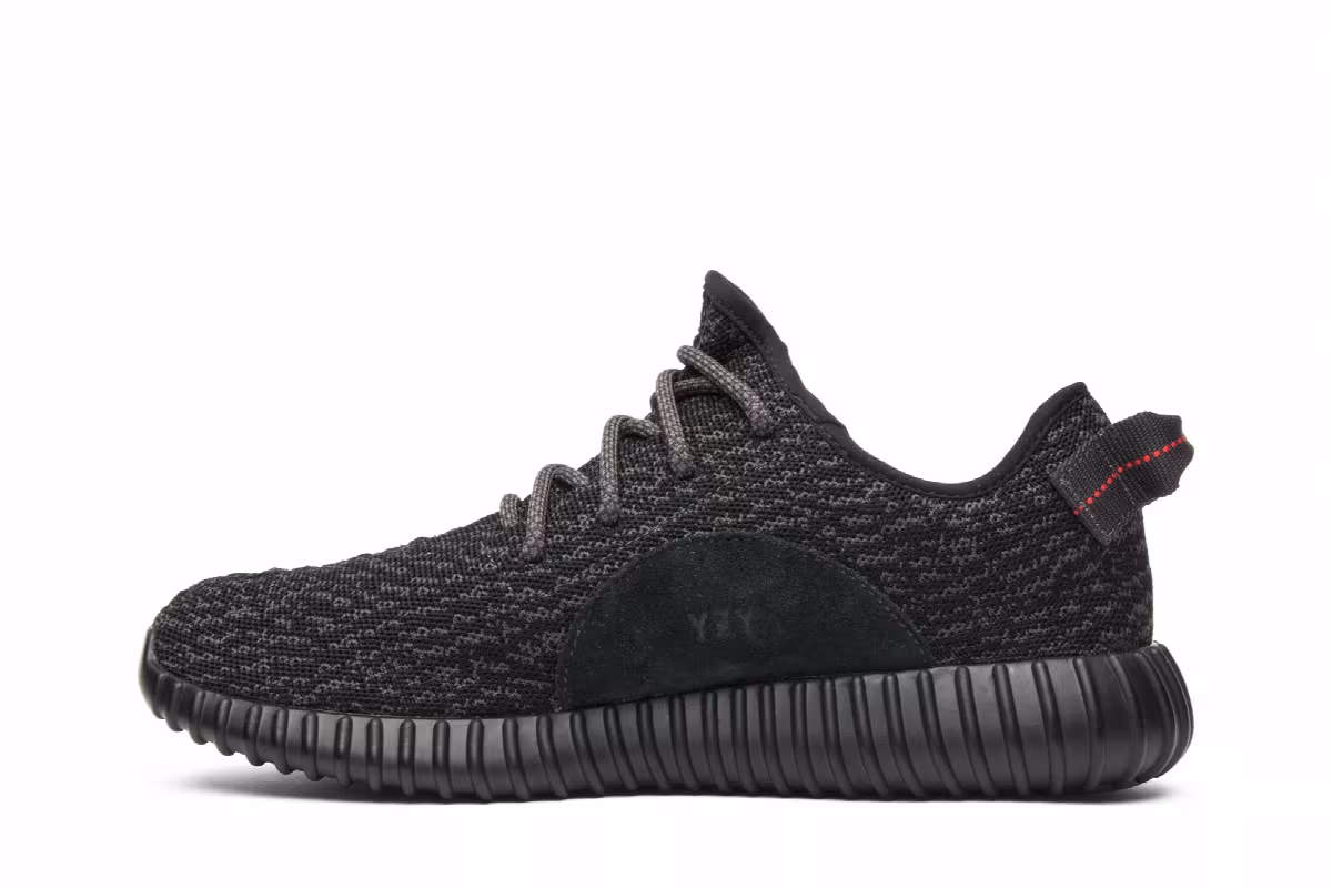 adidas Yeezy Boost 350 Triple Black 2016, view 4