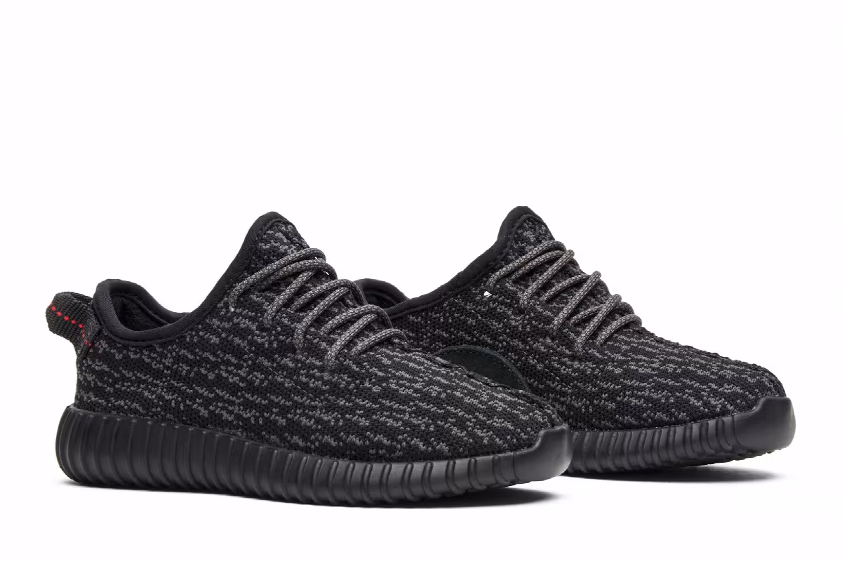 adidas Yeezy Boost 350 Infant Pirate Black 2016, view 9