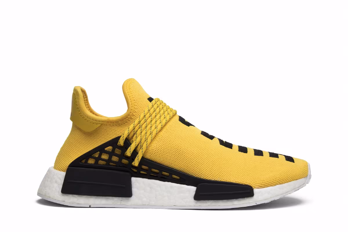 Pharrell x adidas NMD Human Race Yellow, view 2