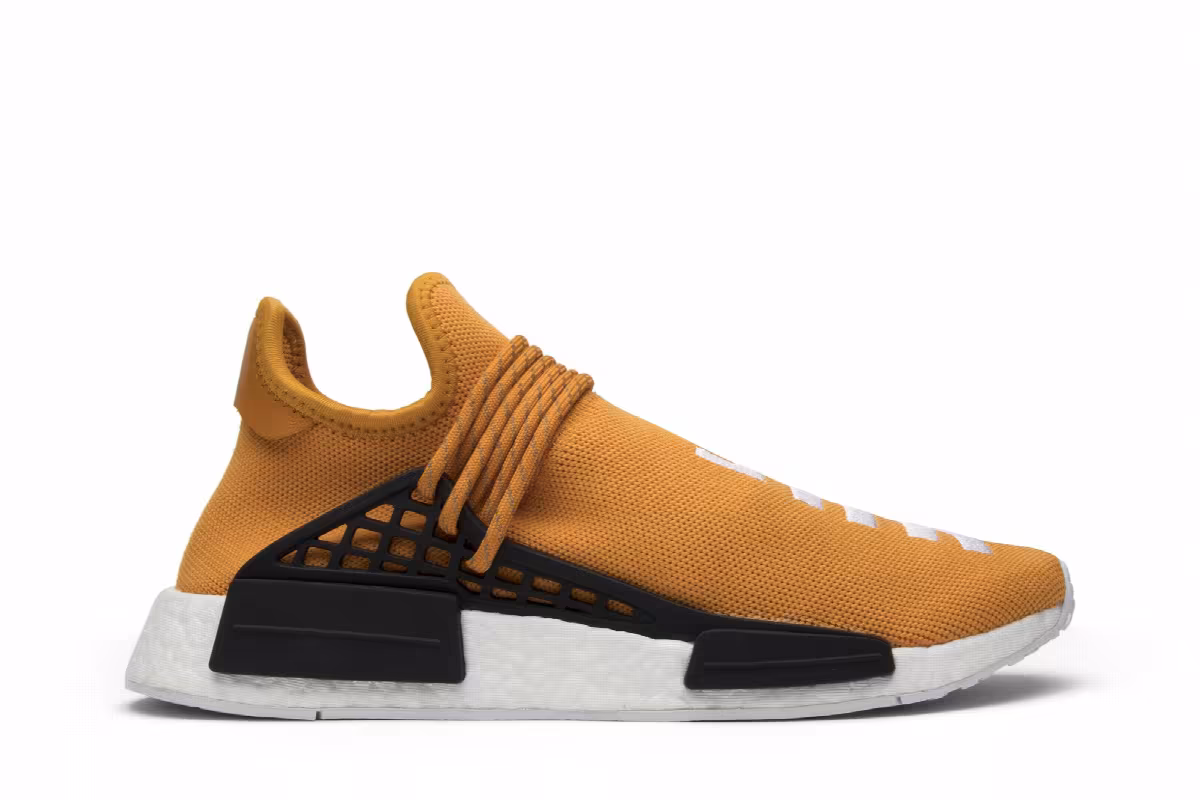 Pharrell x adidas NMD Human Race Tangerine, view 2
