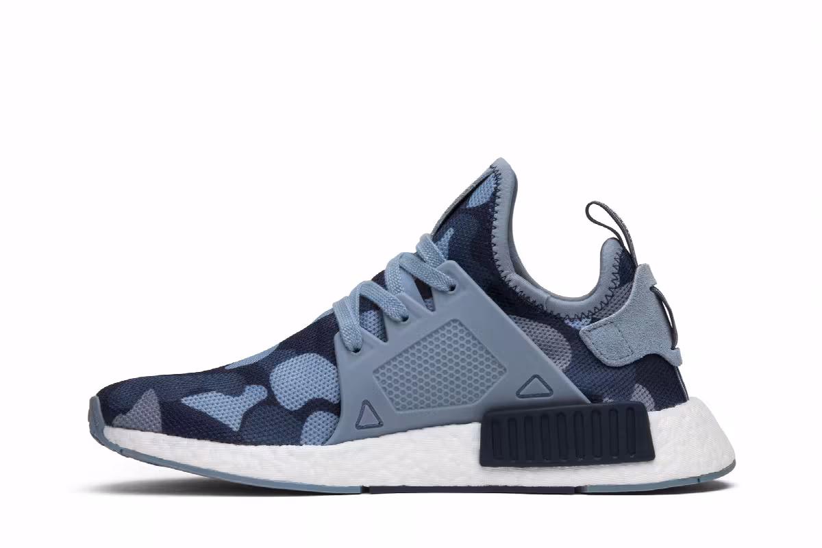 Adidas Women's NMD_XR1 Blue Duck Camo, view 4