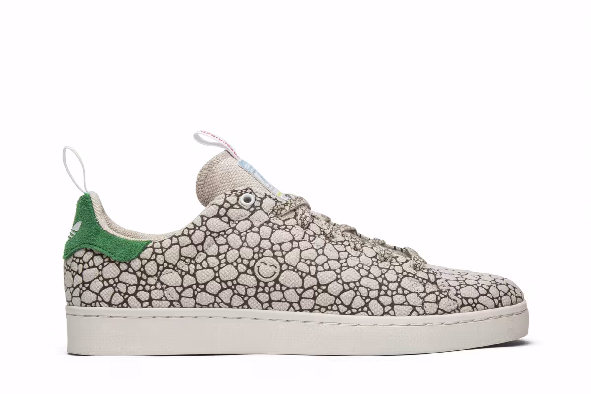 Bait x adidas Stan Smith Vulc Happy 420, view 2