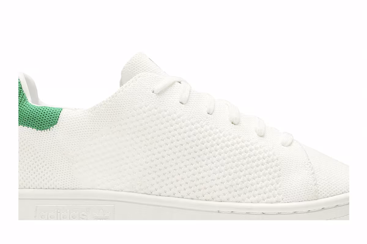 Adidas Stan Smith Primeknit J White Green, view 3