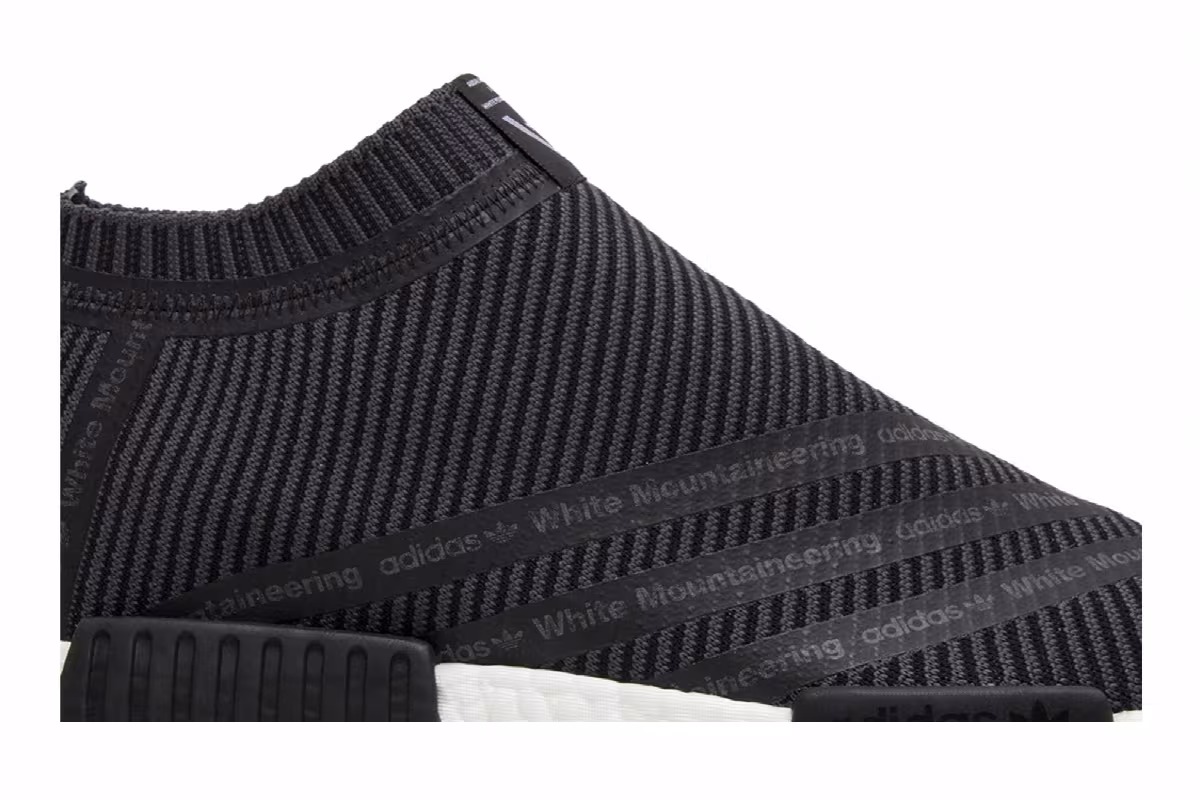 White Mountaineering x adidas NMD_CS1 Black White, view 3