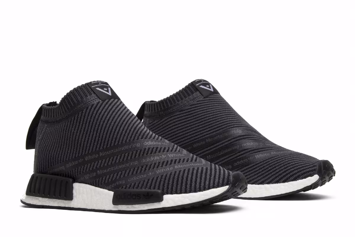 White Mountaineering x adidas NMD_CS1 Black White, view 9