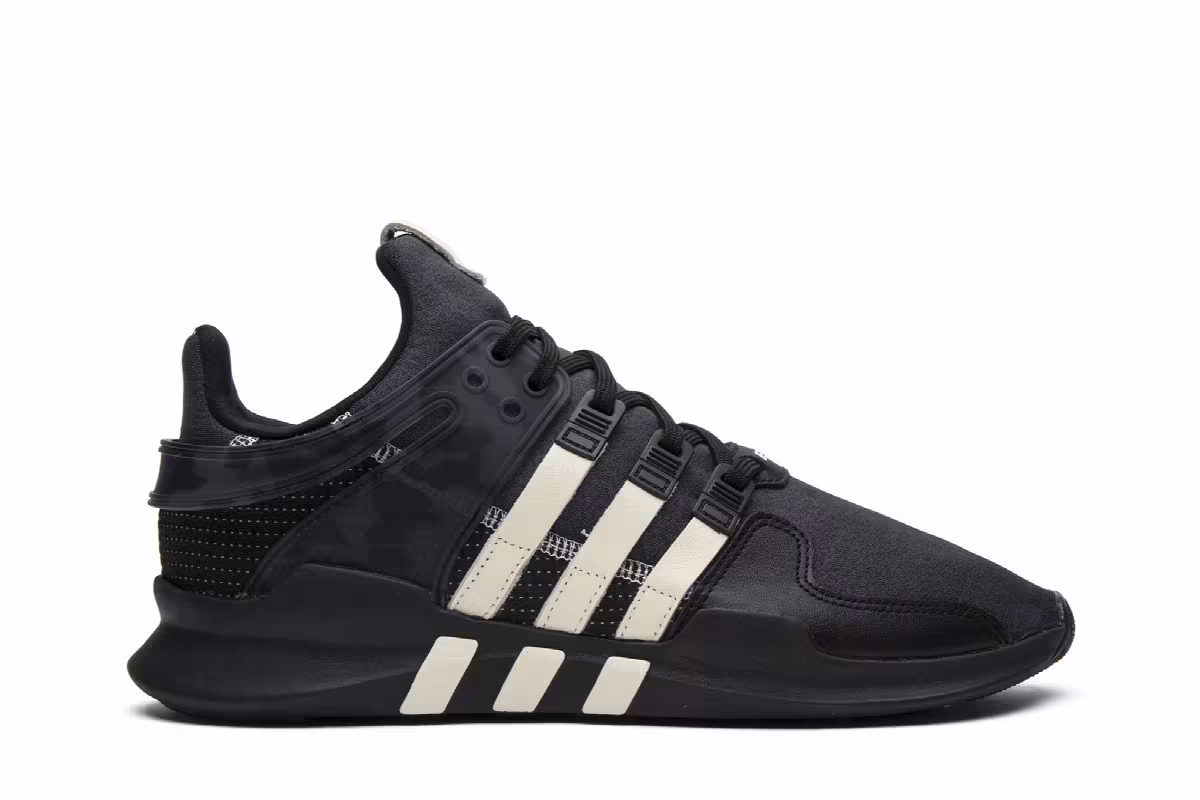 Undefeated x adidas EQT ADV Support Black, view 2