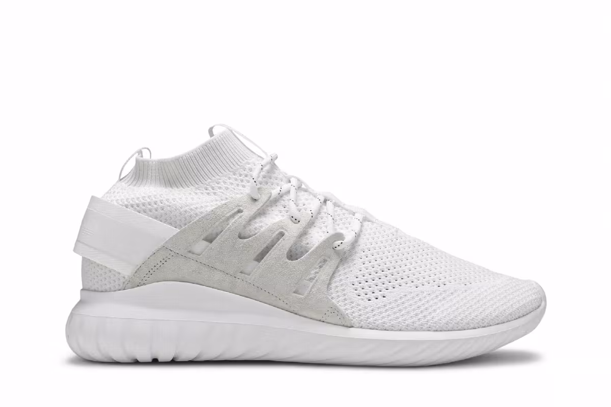 Adidas Tubular Nova PK All White, view 2