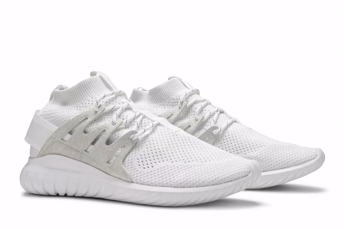 Adidas Tubular Nova PK All White, view 9