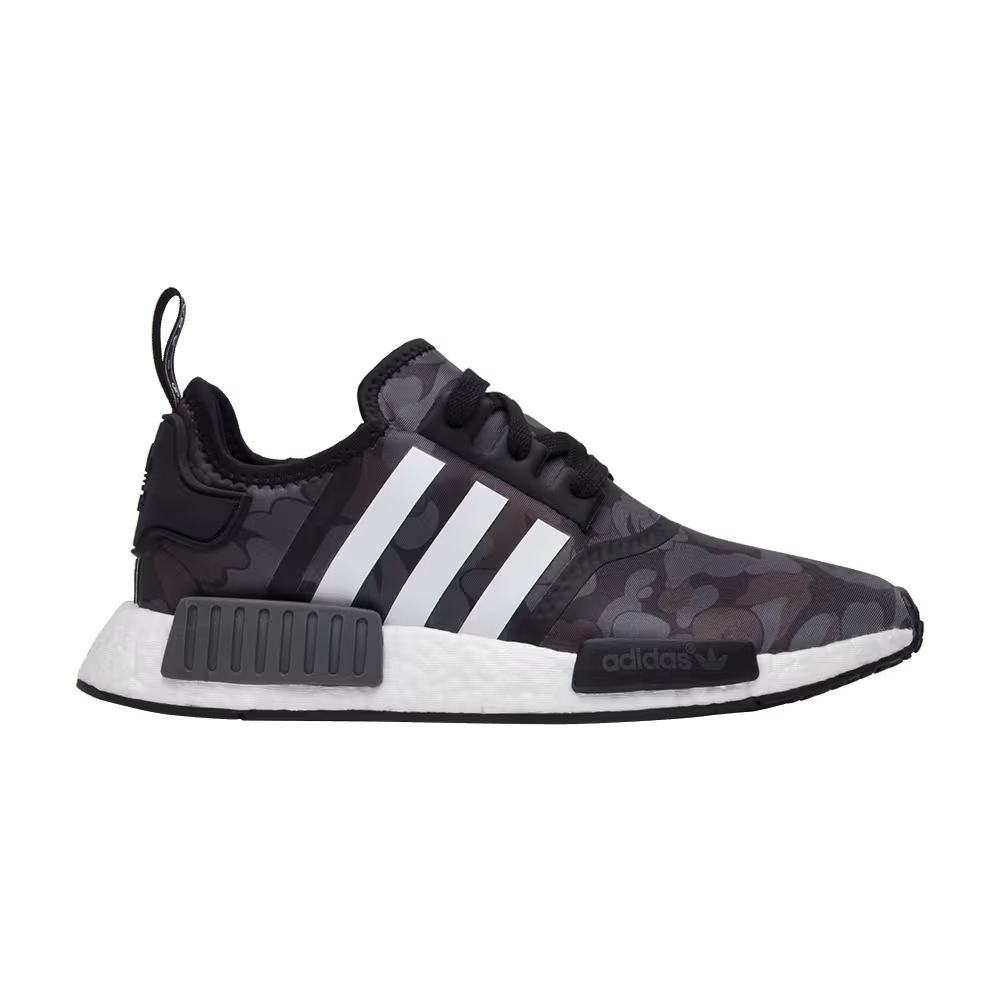 A Bathing Ape x adidas NMD_R1 Black Camo