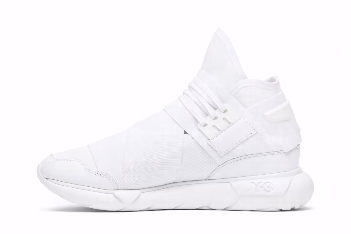 adidas Y-3 Qasa High Triple White, view 4