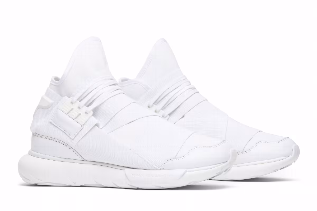 adidas Y-3 Qasa High Triple White, view 9