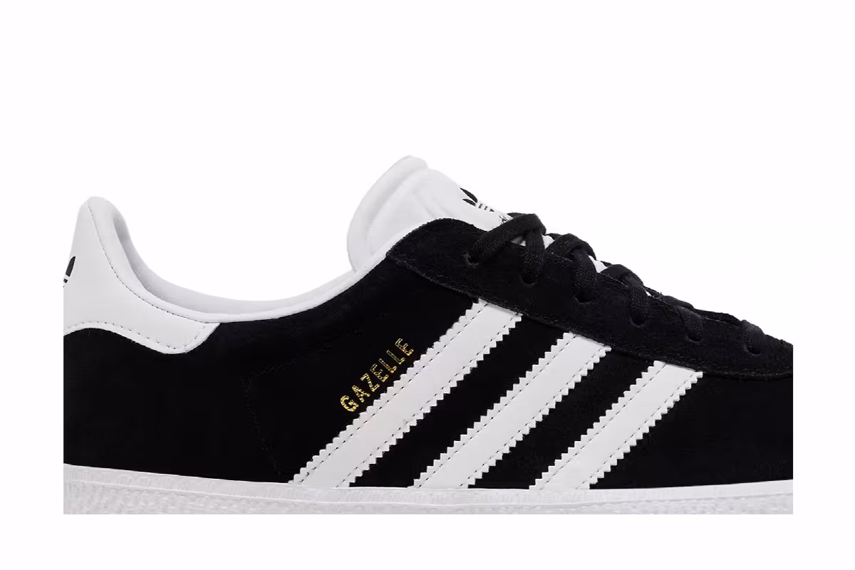 adidas Gazelle J Core Black, view 3