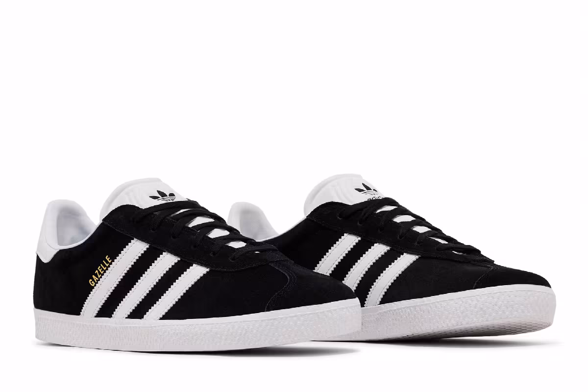 adidas Gazelle J Core Black, view 9