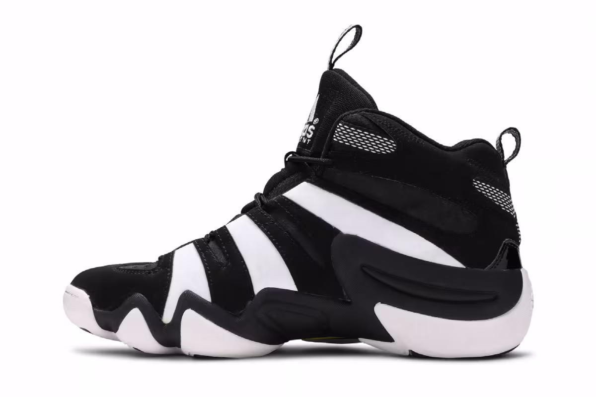 Adidas Crazy 8 Black White 2015, view 4