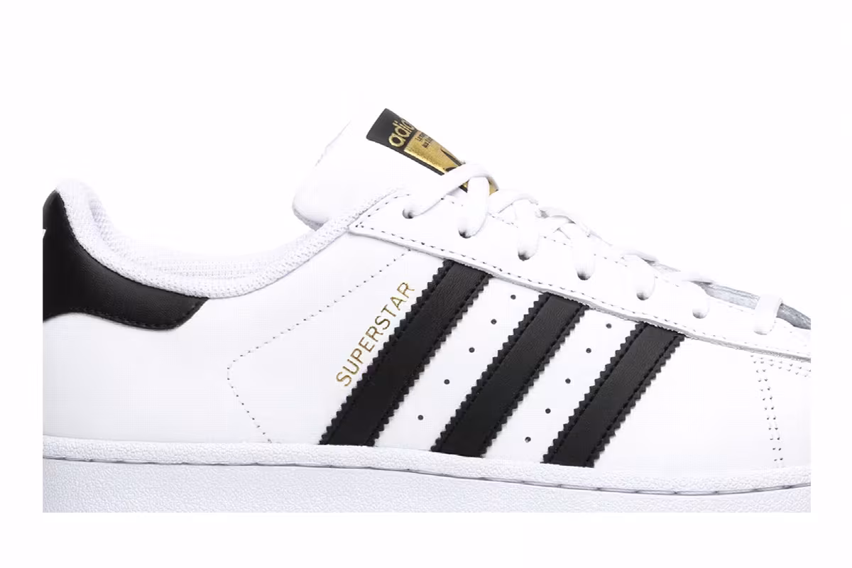 adidas Superstar White Black, view 3