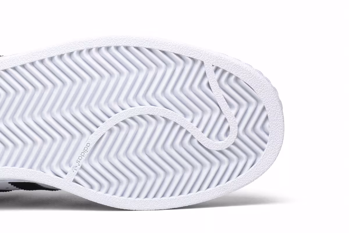 adidas Superstar White Black, view 6