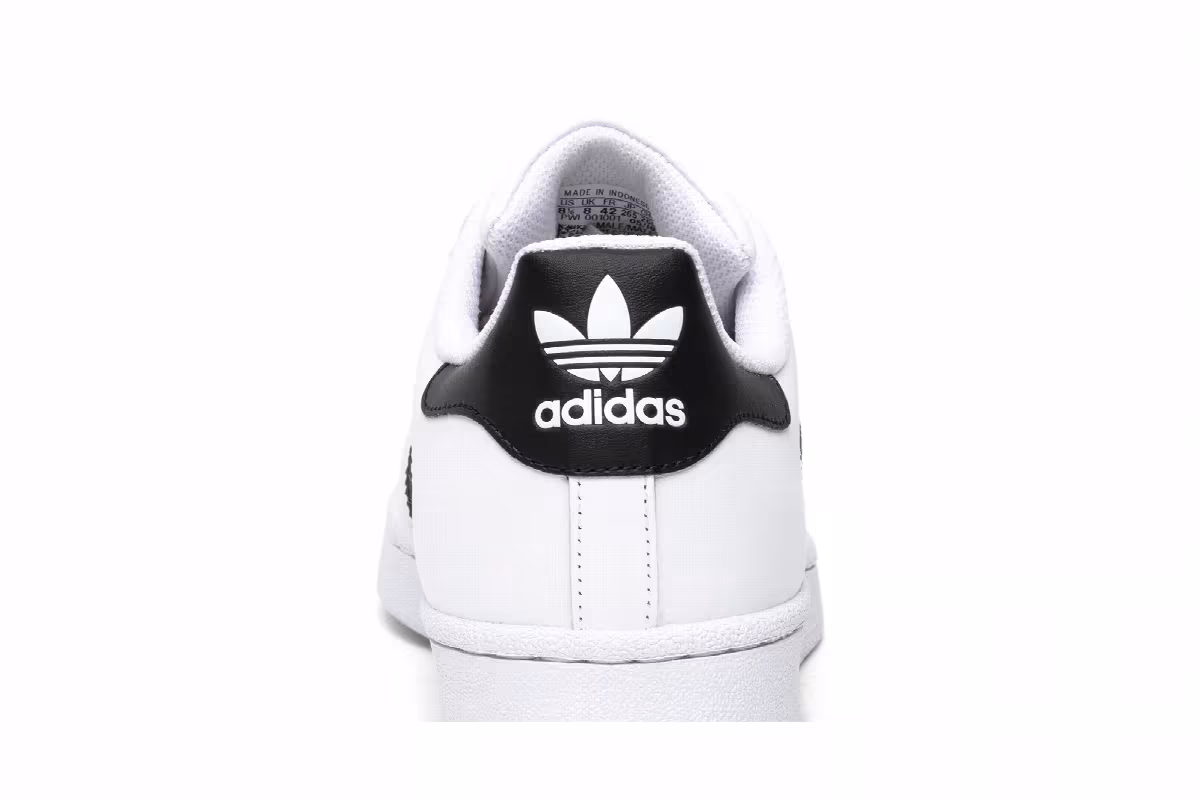 adidas Superstar White Black, view 8