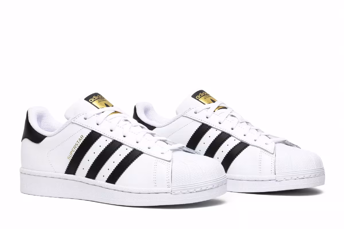 adidas Superstar White Black, view 9