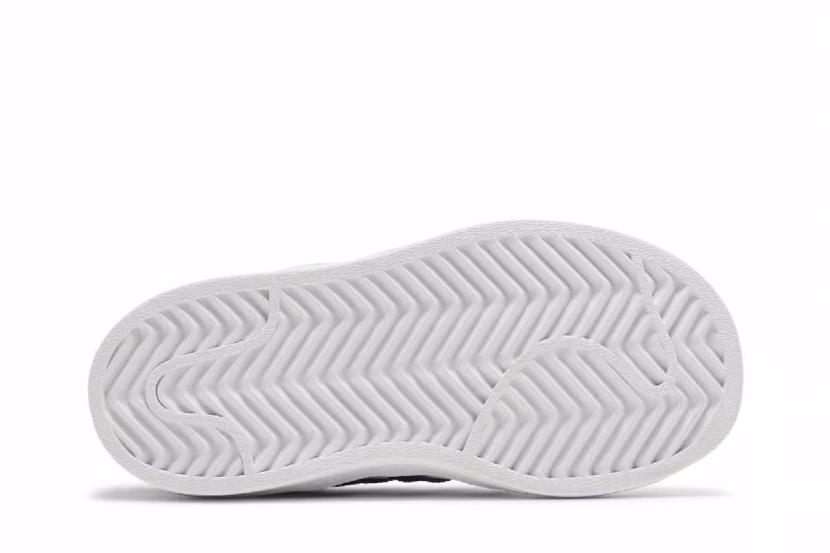 adidas Superstar Infant White Black, view 5