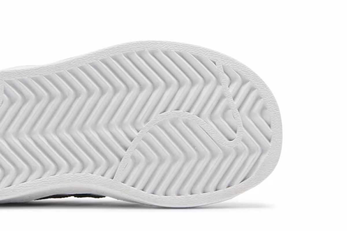 adidas Superstar Infant White Black, view 6