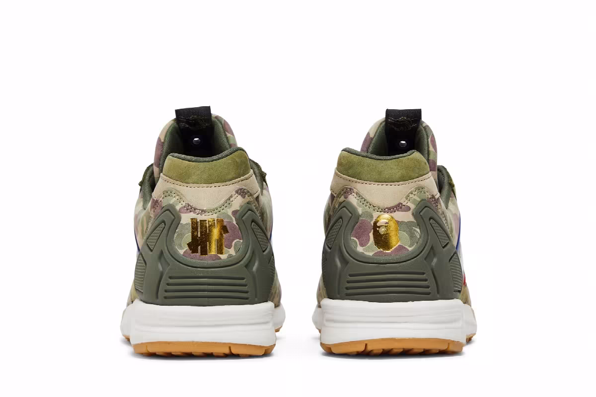 A Bathing Ape x Undefeated x adidas ZX 5000 Camo, view 7