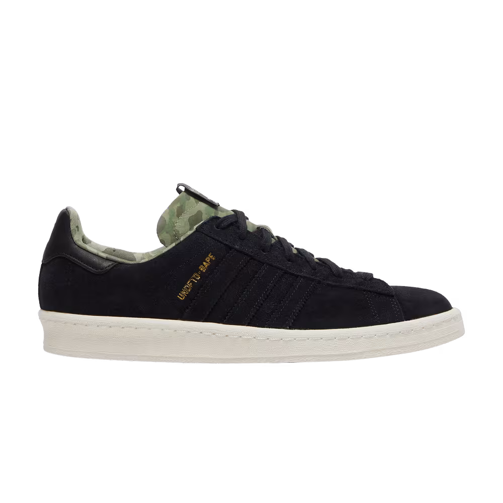 Undefeated x A Bathing Ape x adidas Campus 80s Black