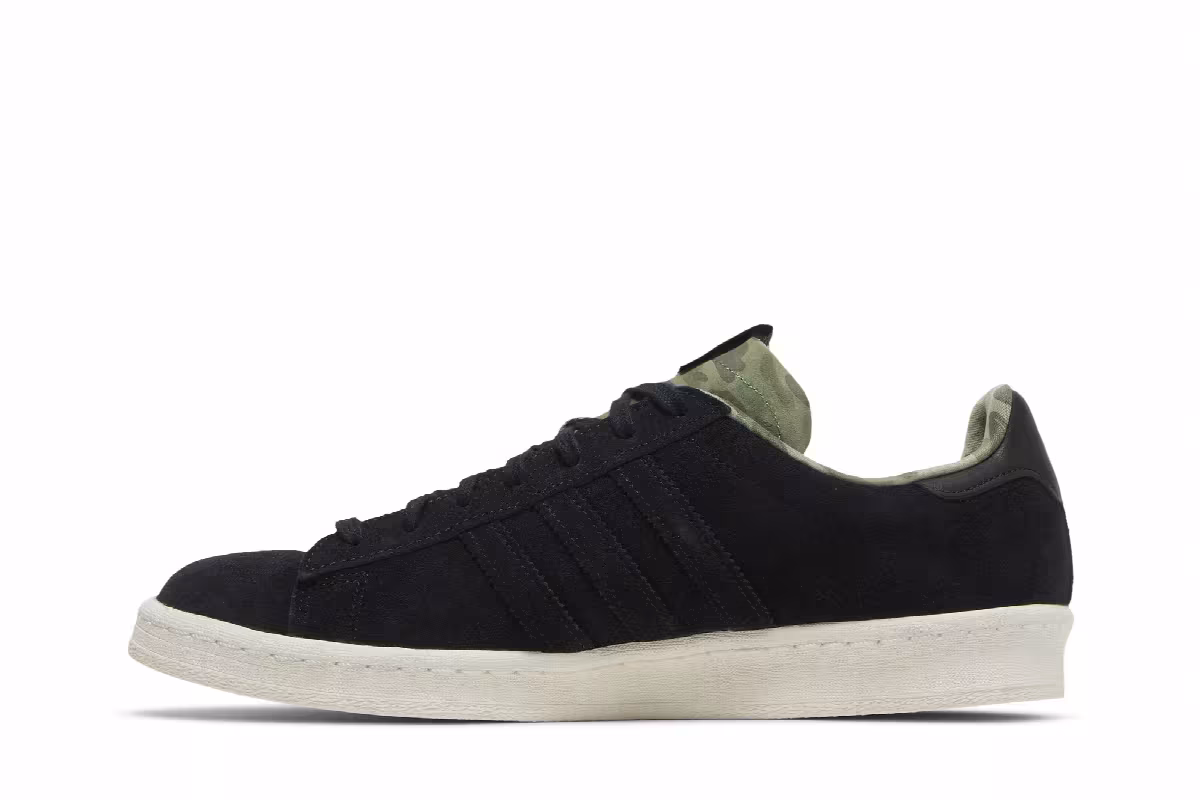 Undefeated x A Bathing Ape x adidas Campus 80s Black, view 4