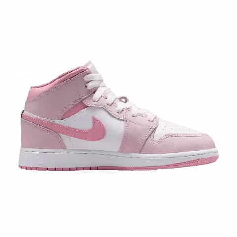 Air Jordan 1 Mid GS 'Pearl Pink White'