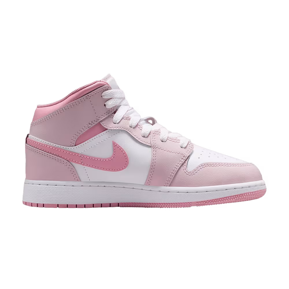 Air Jordan 1 Mid GS Pearl Pink White