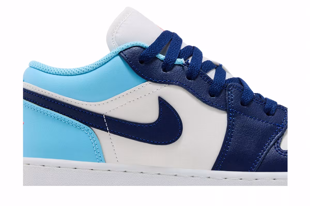 Air Jordan 1 Low GS Sail Blue Chill, view 3