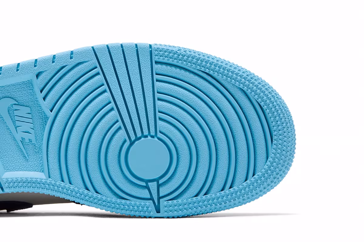 Air Jordan 1 Low GS Sail Blue Chill, view 6