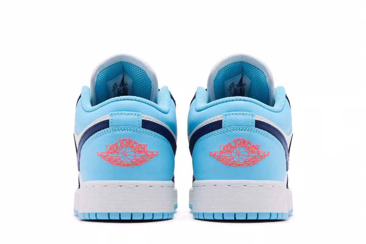 Air Jordan 1 Low GS Sail Blue Chill, view 7