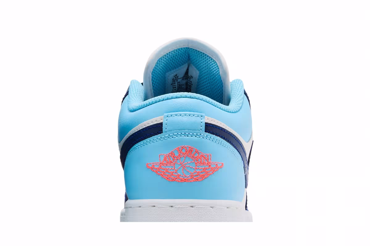 Air Jordan 1 Low GS Sail Blue Chill, view 8