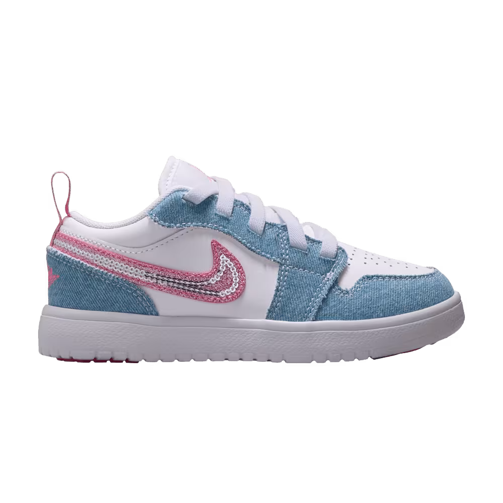 Air Jordan 1 Low ALT SE PS Denim Sequin