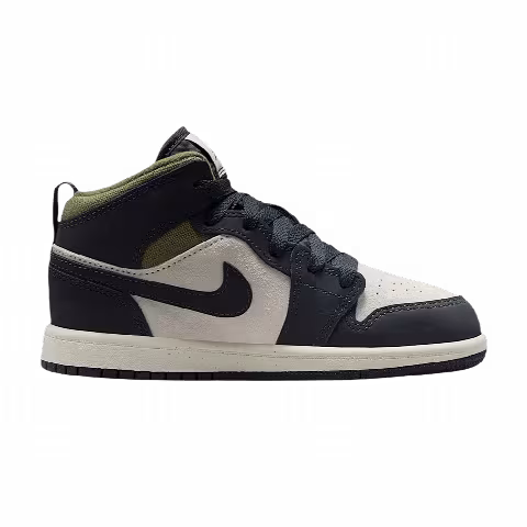 Air Jordan 1 Mid SE PS 'Light Orewood Brown Medium Olive'