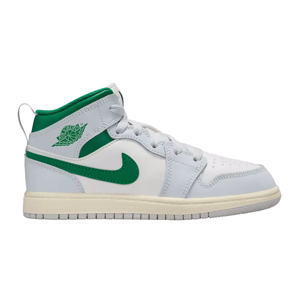 Air Jordan 1 Mid PS Summit White Pine Green
