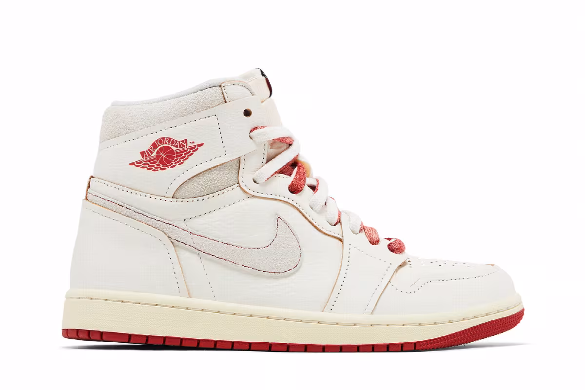 Women's Air Jordan 1 High OG Rare Air - Sail Cinnabar, view 2