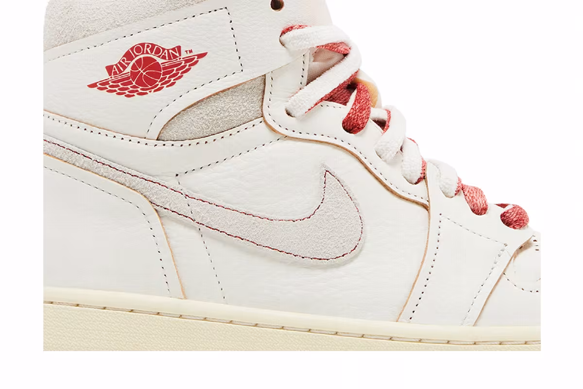 Women's Air Jordan 1 High OG Rare Air - Sail Cinnabar, view 3
